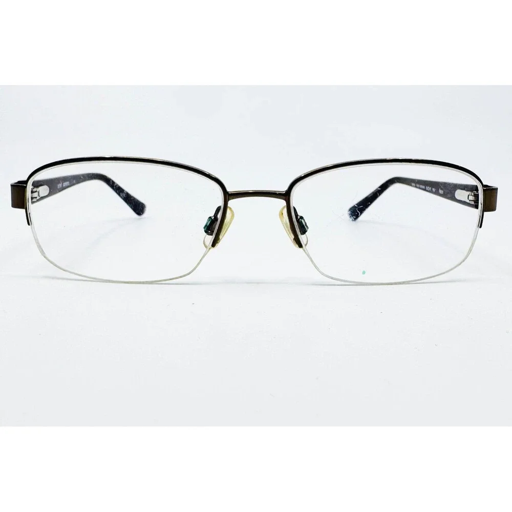 Altair Genesis Eyeglass Frames Womens Brown Semi-Rimless G5038 52-17-135